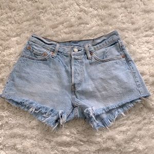 Vintage Levi’s 501 Denim cutoff shorts